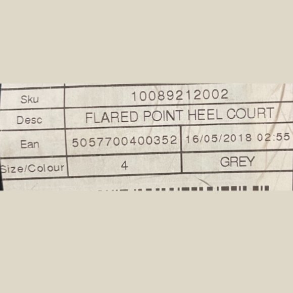 Missguided Dark Grey Modern Pumps Chunky Heel NWOT Sz 6 - Picture 12 of 12